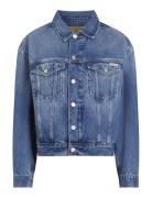 Boxy Denim Jacket Calvin Klein Jeans Blue