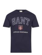 Graphic T-Shirt GANT Navy