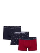 Skier Print Trunk 3-Pack Gb GANT Navy