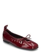 Rosalind Onix Burgundy Leather Ballet Flats ALOHAS Burgundy