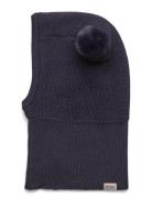 Balaclava Windstop W. Pompoms Huttelihut Navy