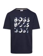 Short Sleeves Tee-Shirt BOSS Navy