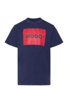 Short Sleeves Tee-Shirt Hugo Kids Navy