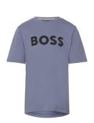 Short Sleeves Tee-Shirt BOSS Blue