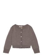 Cardigan Wool Knit Huttelihut Brown