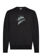 Raised Gel Logo Sweatshirt Calvin Klein Black