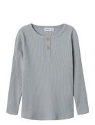 Nmmbart Ls Slim Top Name It Grey