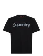 Core Logo City T Shirt Superdry Black