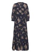 Neell Maxi Dress Ls Lollys Laundry Navy