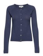 Rwlaica Cashmere Ls O-Neck Raglan C Rosemunde Navy