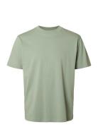 Slhcolman Ss O-Neck Tee Noos Selected Homme Green