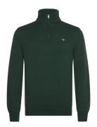 Casual Cotton Half Zip GANT Green