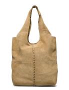 Suede Demi Bag Becksöndergaard Beige