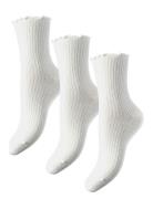 Pcafia 3-Pack Socks Pieces White