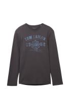 Printed Longsleeve Tom Tailor Grey