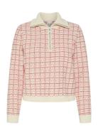 Yasliviana Ls Knit Zip Pullover YAS Pink