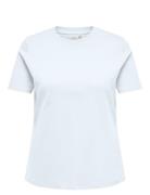 Carjen Life Ss Jeans Tee Jrs ONLY Carmakoma White