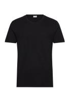 Slim Fit V-Neck T-Shirt 100% Cotton Mango Black