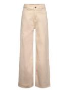 Jeans Culotte Mid-Waist Comfort Mango Beige