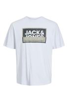 Jcologan Tee Ss Crew Neck Sn Mni Jack & J S White