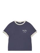 Script Logo Slim Top GANT Navy