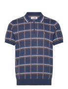 Cttn 1/4 Zip Plaid Original Penguin Blue