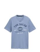 Logo Tee Tom Tailor Blue