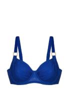 Madras Bikini Top Dorina Blue