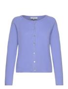 Rwlaica Ls O-Neck Raglan Cardigan Rosemunde Blue