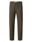 Slh172-Slimtape Brody Linen Pant Noos Selected Homme Green