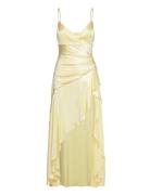 Sorella Midi Dress Bardot Yellow