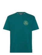 Front And Back Artwork Relaxed Fit T-Shirt Scotch & Soda Green