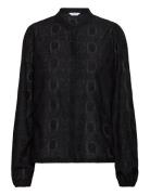 Long Sleeve Button Blouse Bubbleroom Black