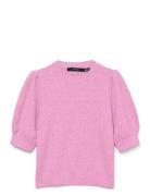 Vmdoffy 2/4 O-Neck Pullover Ga Noos Vero Moda Pink