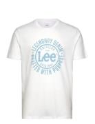 Logo Tee Lee Jeans White