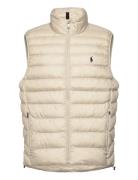 Eco Poly Bright-Terra Vest Polo Ralph Lauren Beige