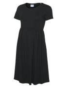 Mlmia Ss Jrs Abk Skater Dress Noos Mamalicious Black