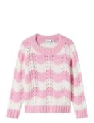 Nmfdamilla Ls Knit Name It Pink