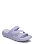 Getaway Strappy Crocs Purple