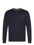 Ls Twin Tipped T-Shirt Fred Perry Navy