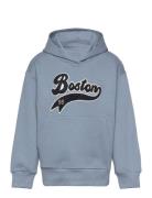 Sweatshirt Hood Varsity Lindex Blue