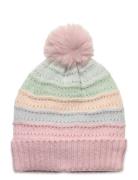 Beanie Rainbow W Pompom Lindex Pink