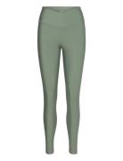 Overlap High Waist Tights Casall Green