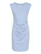 Kaindia Round-Neck Dress Kaffe Blue