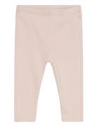 Leggings Rib Newborn Lindex Pink