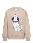 Sweater Dog Placement Lindex Beige