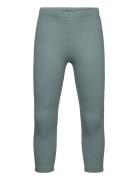 Leggings Rib Solid Lindex Green