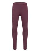 Leggings Basic Brushed Inside Lindex Burgundy