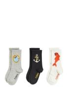 Dolphin 3-Pack Socks Mini Rodini Patterned