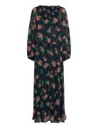 Chiffon Maxi Dress ROTATE Birger Christensen Navy